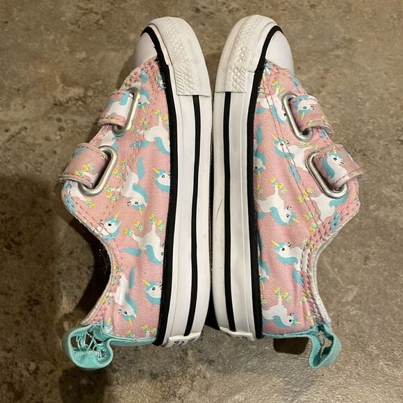 Converse Chuck Taylor All Star Pink Unicorn Low Top Sneaker Infant Size US 6 - Picture 13 of 14
